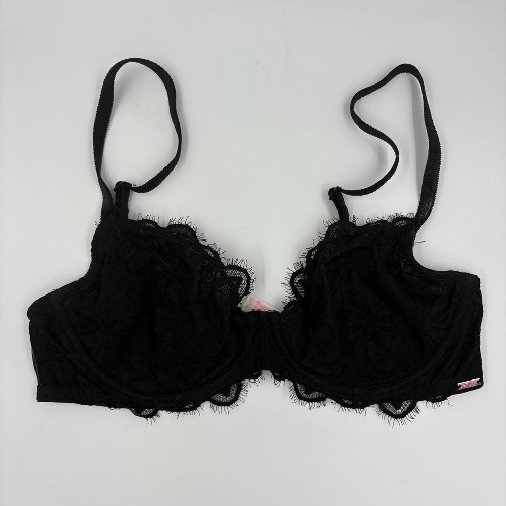PINK Victoria's‎ Secret Unlined Wired Lace Bra